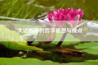 大话西游的哲学思想与观点