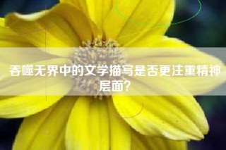 吞噬无界中的文学描写是否更注重精神层面？