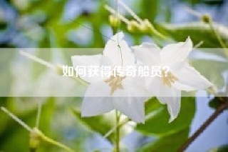 如何获得传奇船员？