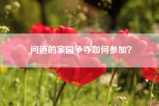 问道的家园争夺如何参加？