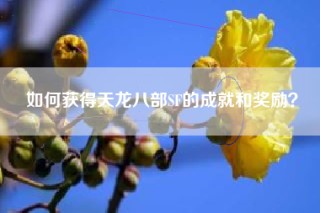 如何获得天龙八部SF的成就和奖励？