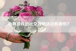 心舞游戏的社交互动活动有哪些？