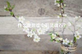 什么是游戏中的灵魂石？