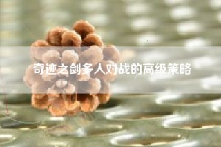 奇迹之剑多人对战的高级策略