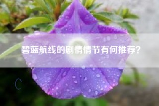 碧蓝航线的剧情情节有何推荐？