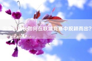 宝宝当店长如何在联盟竞赛中脱颖而出？
