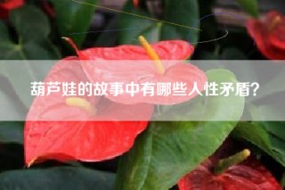 葫芦娃的故事中有哪些人性矛盾？