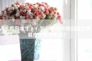 《荒岛求生》：如何用废弃物品建立简易夜晚警戒系统？