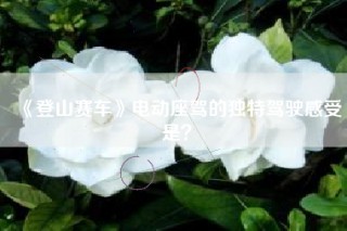 《登山赛车》电动座驾的独特驾驶感受是？