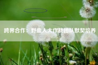 跨界合作：野蛮人大作战团队默契培养