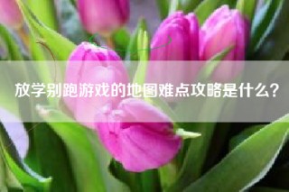 放学别跑游戏的地图难点攻略是什么？