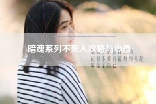 暗魂系列不死人攻略与心得