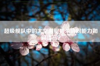 超级舰队中的太空潜艇猎杀协同能力如何提高？