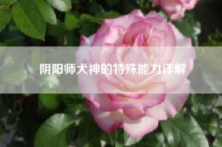 阴阳师犬神的特殊能力详解