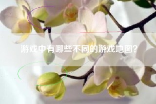 游戏中有哪些不同的游戏地图？