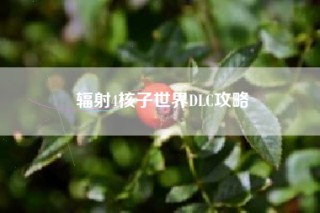 辐射4核子世界DLC攻略