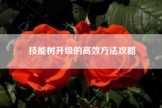技能树升级的高效方法攻略