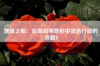 速度之船：在湖泊等地形中灵活行动的攻略！