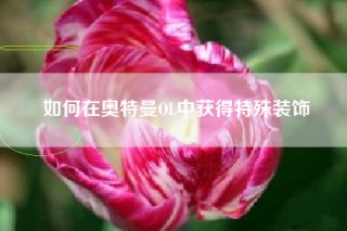 如何在奥特曼OL中获得特殊装饰