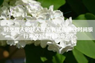时空猎人的敌人是否有试图通过时间旅行来改写主角的命运？