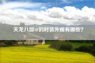 天龙八部SF的时装外观有哪些？