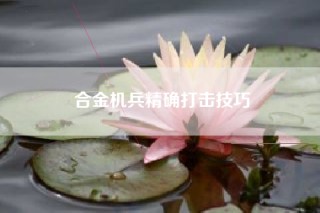 合金机兵精确打击技巧