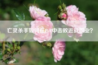 亡灵杀手如何在PvP中击败近战职业？
