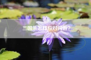 三国杀怎样应对闪避？