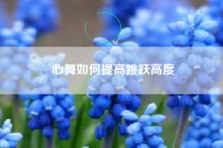 心舞如何提高跳跃高度