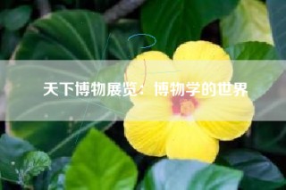 天下博物展览：博物学的世界