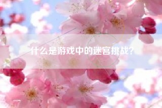 什么是游戏中的迷宫挑战？