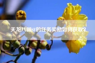 天龙八部SF的任务奖励如何获取？