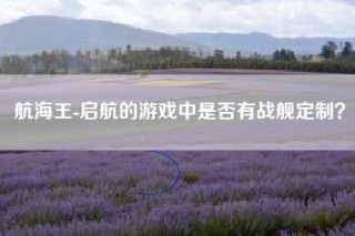 航海王-启航的游戏中是否有战舰定制？