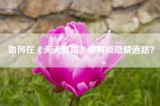 如何在《天天酷跑》中解锁隐藏道路？
