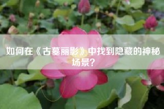 如何在《古墓丽影》中找到隐藏的神秘场景？