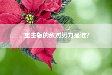 重生版的敌对势力是谁？  第1张