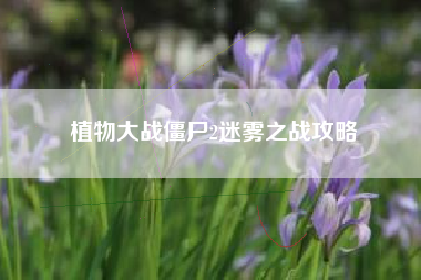植物大战僵尸2迷雾之战攻略  第1张