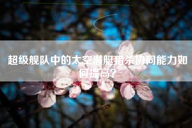 超级舰队中的太空潜艇猎杀协同能力如何提高？  第1张