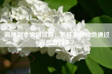 高难副本突破攻略：怎样更轻松地通过高难度副本？  第1张