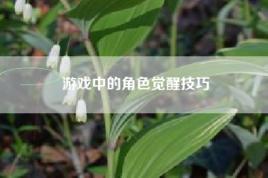 游戏中的角色觉醒技巧  第1张
