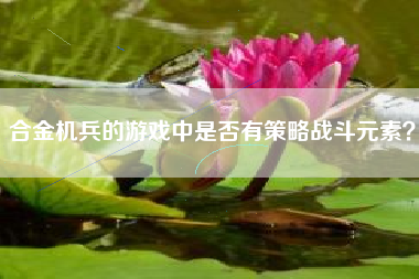 合金机兵的游戏中是否有策略战斗元素？  第1张