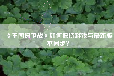 《王国保卫战》如何保持游戏与最新版本同步？  第1张