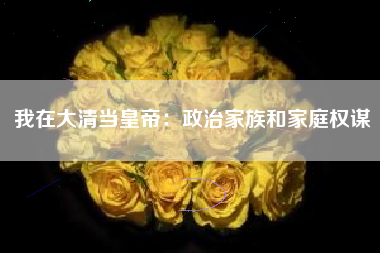 我在大清当皇帝：政治家族和家庭权谋  第1张