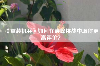《重装机兵》如何在巅峰挑战中取得更高评价？  第1张
