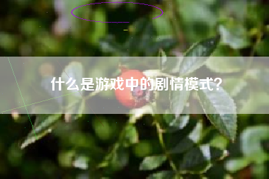什么是游戏中的剧情模式？  第1张