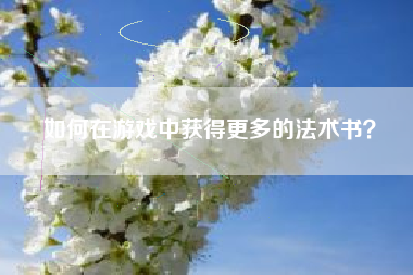 如何在游戏中获得更多的法术书？  第1张