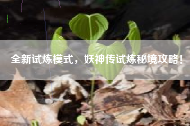 全新试炼模式，妖神传试炼秘境攻略！  第1张
