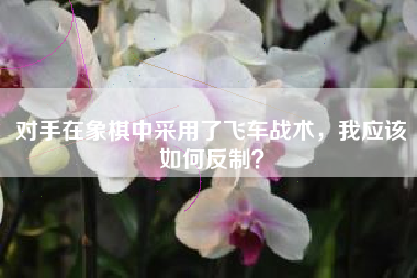 对手在象棋中采用了飞车战术，我应该如何反制？  第1张