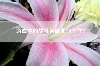 游戏中的战斗系统如何工作？  第1张