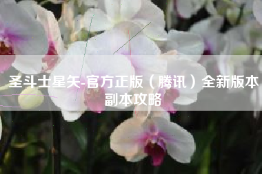 圣斗士星矢-官方正版（腾讯）全新版本副本攻略  第1张